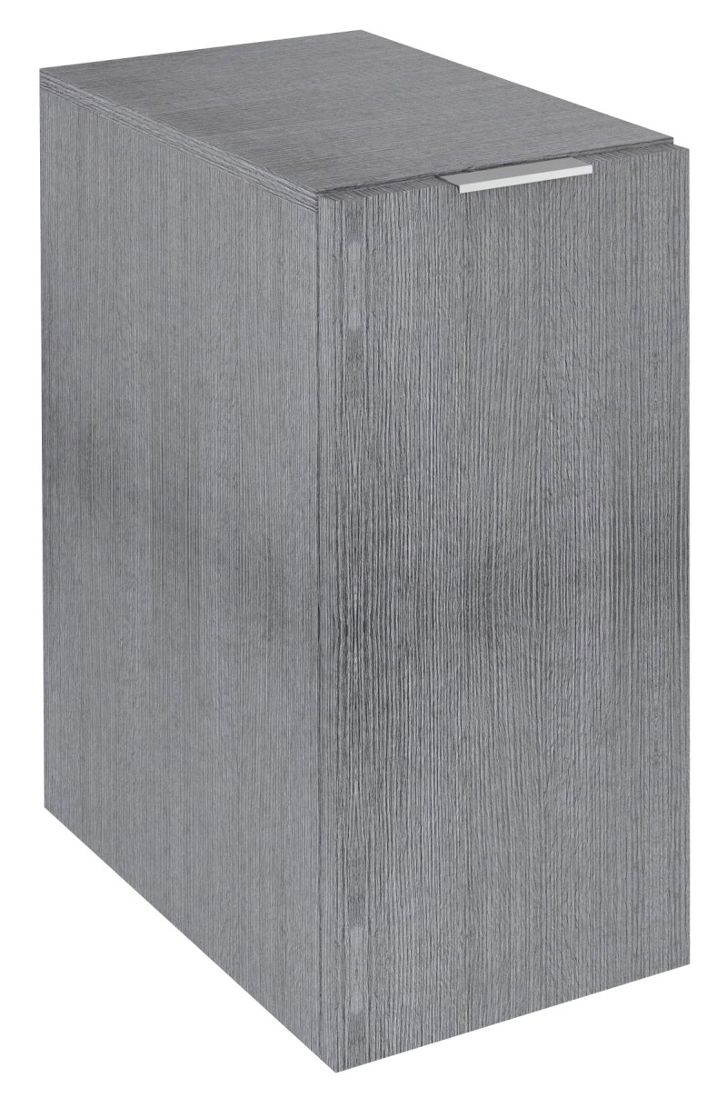 CIRASA skříňka spodní 30x64x46cm, koš na prádlo, dub stříbrný CR318-1111