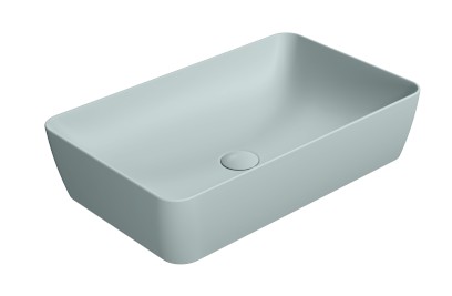 NUBES keramické umyvadlo na desku 60x38cm, ghiaccio mat 903615