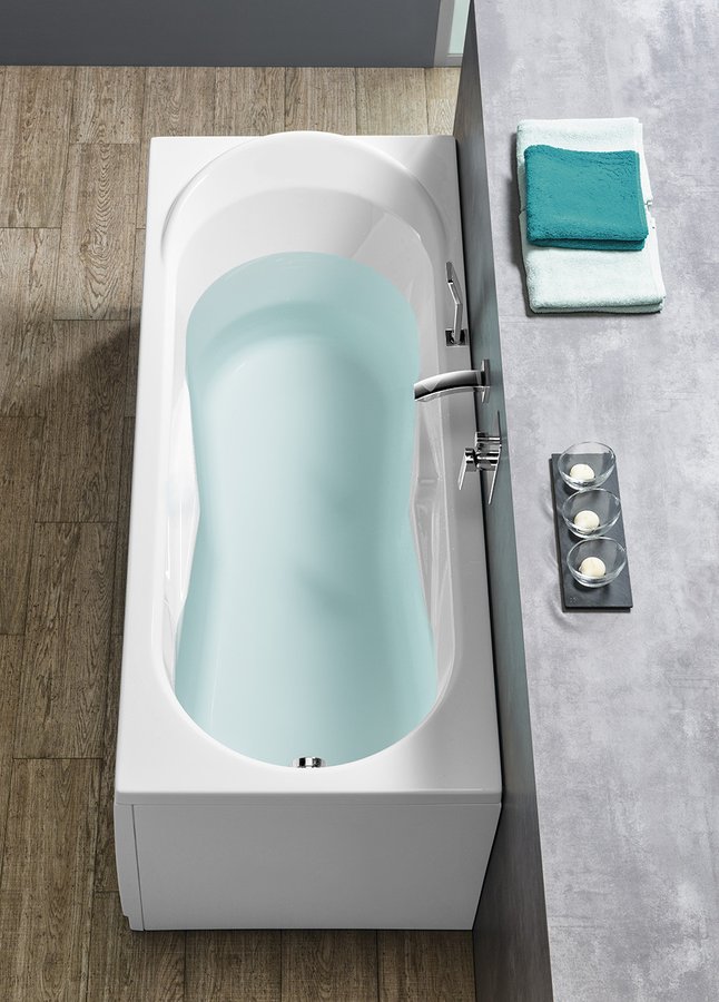 ADRIANA obdélníková vana 160x74x45cm, bílá 43111