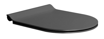 WC sedátko, SLIM, Soft Close, Quick Release, černá mat/chrom MS86CSN26