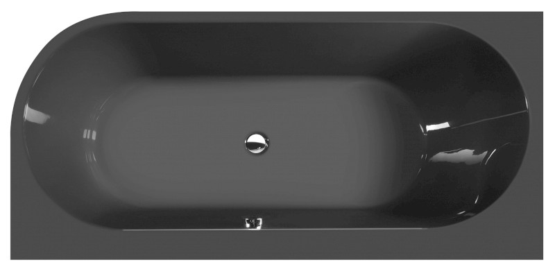 ASTRA L MONOLITH asymetrická vana 160x75x60cm, šedá 33611M.30