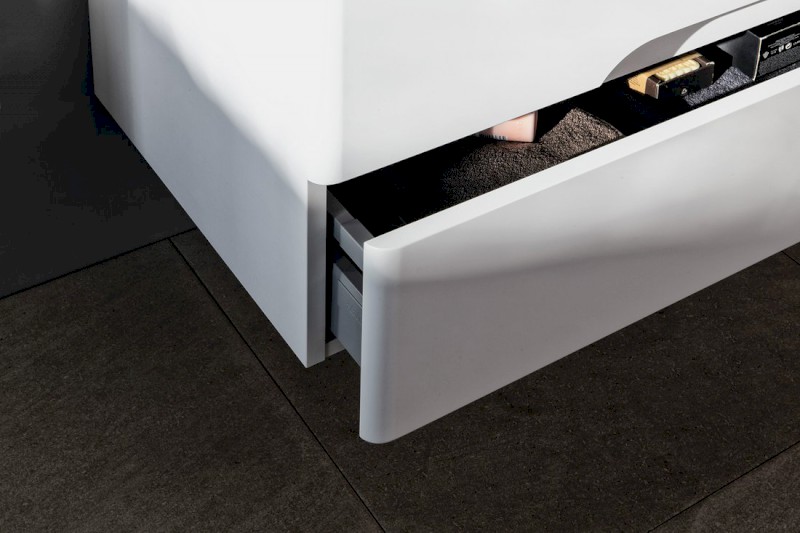 MEDIENA umyvadlová skříňka 76x51x48,5cm, bílá mat/bílá mat MD080