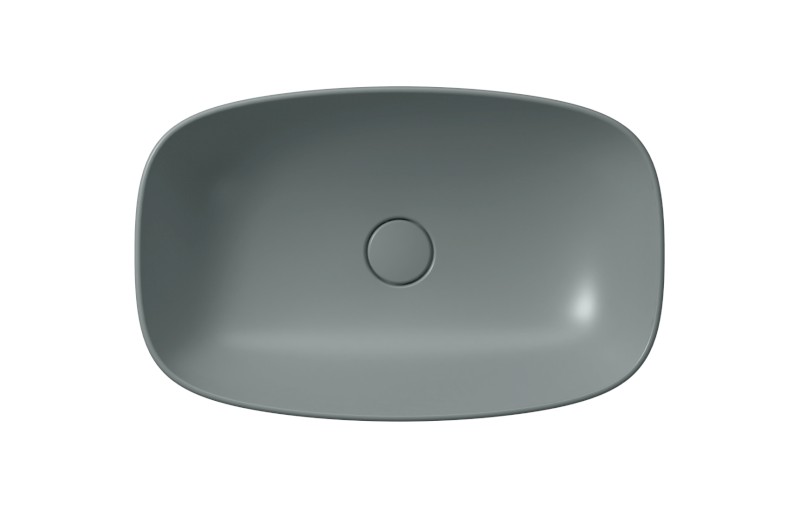 NUBES keramické umyvadlo na desku 60x38cm, agave mat 978304