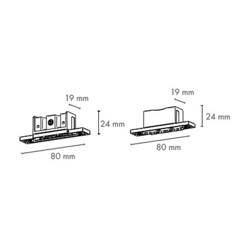 MULTISYSTEM uchycení osvětlení na galerku, chrom E27471EI