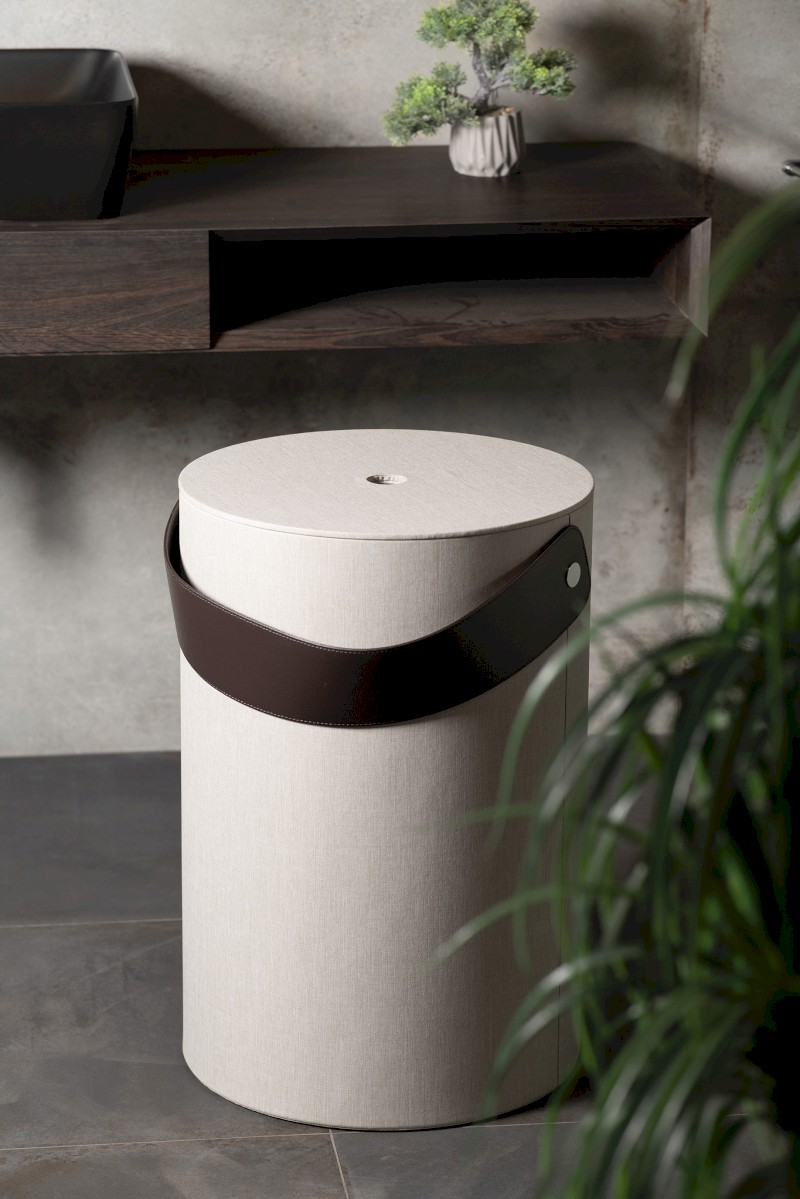 STRESA koš na prádlo 42x62,5x42cm, ecru 3163CR