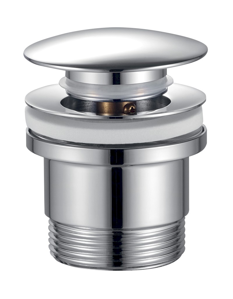 Umyvadlová výpust 6/4“, click-clack, velká zátka, 10-60mm, chrom 151.317.1