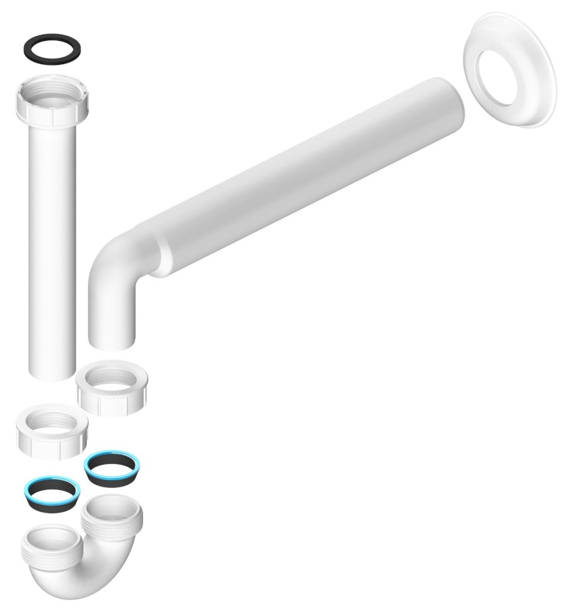 Umyvadlový/bidetový sifon 5/4