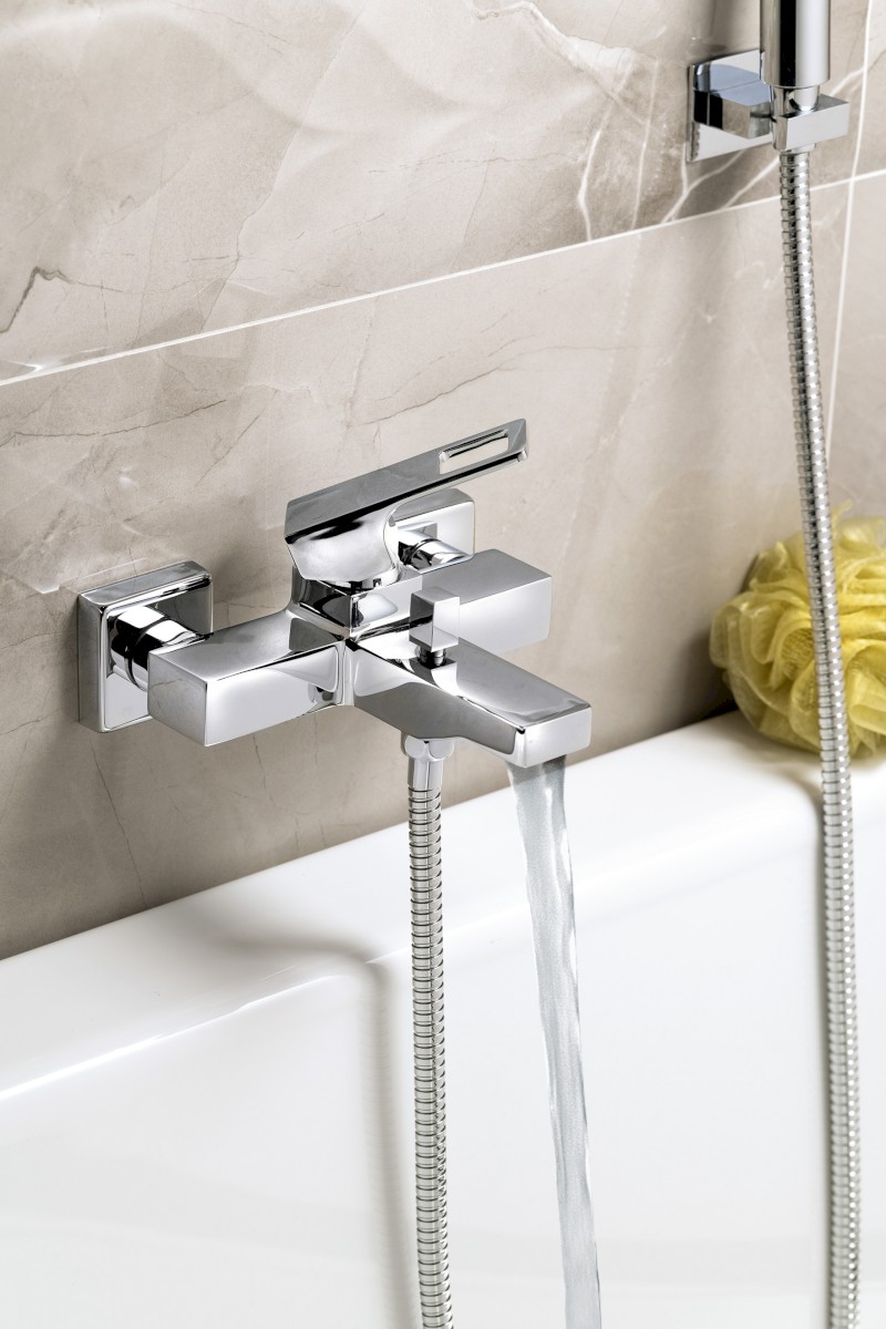 FORATA nástěnná vanová baterie, chrom FT010