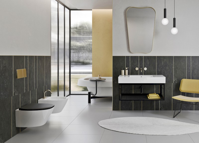 KUBE X keramické umyvadlo 100x47cm, s odkládacími plochami, bílá ExtraGlaze 9451111