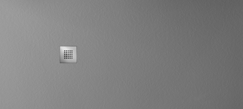 MITIA sprchová vanička z litého mramoru, obdélník 200x90cm, šedá PMS20090