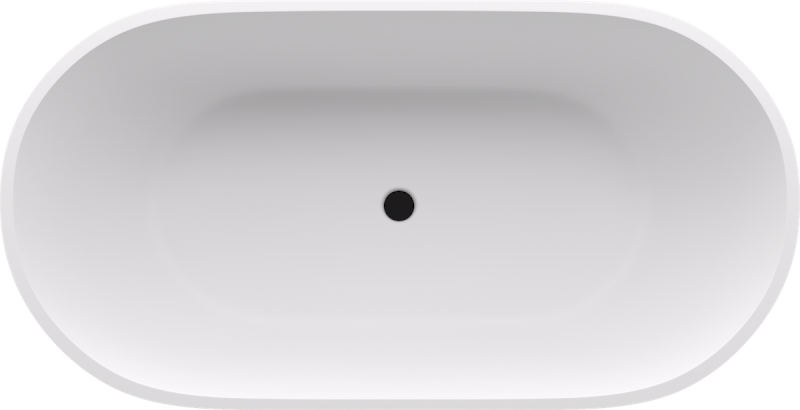 REDUTA volně stojící vana litý mramor 171x81x58cm, bílá mat 71842MAT