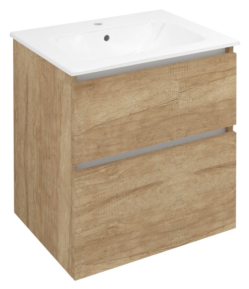 EZARA umyvadlová skříňka 59,2x64x46cm, dub alabama EZ601-2222