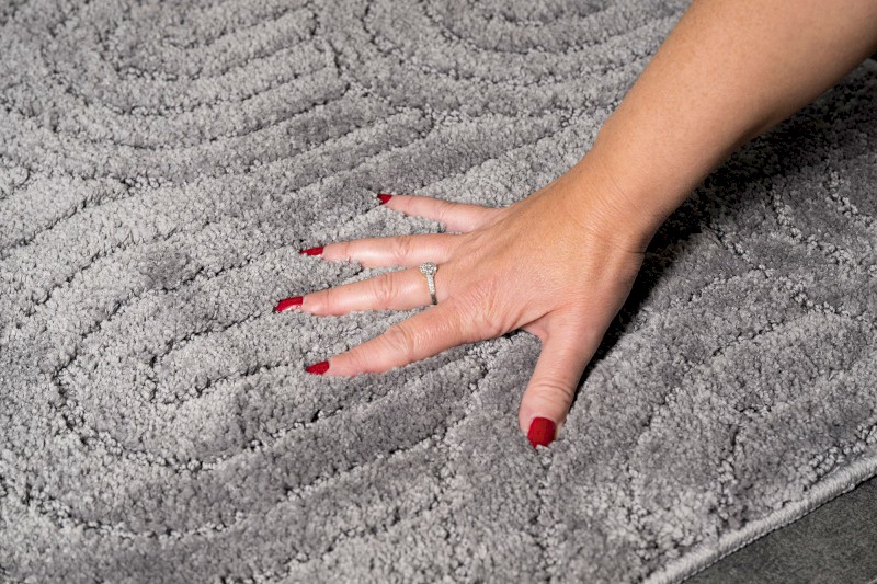 RIST koupelnová předložka, 50x80cm, 100% polyester, protiskluz, zelená NI8594