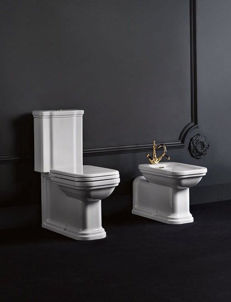 WALDORF WC kombi mísa 40x68cm, spodní/zadní odpad, bílá 411701