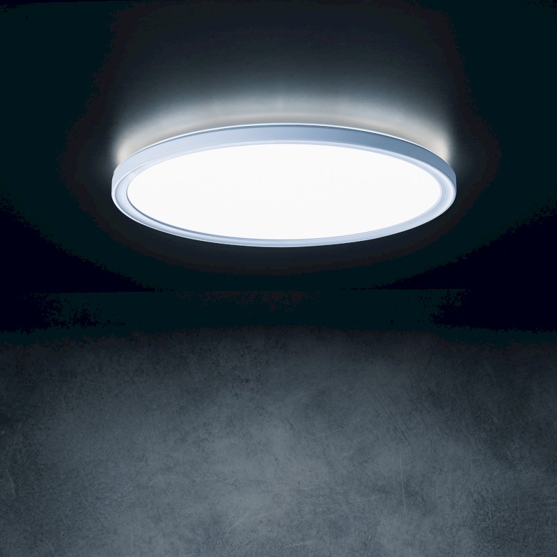 AZPO stropní LED svítidlo, ø 290mm, 18,5W, 3000/4000/6000K, IP54, bílá 31514