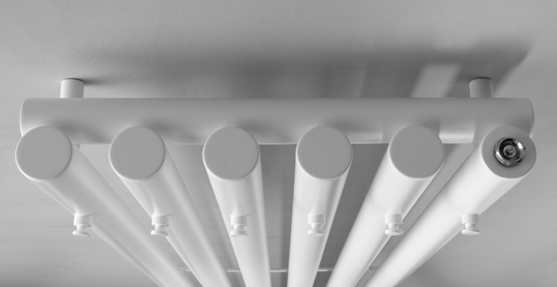 PILON otopné těleso 418x1800mm, se šesti háčky pro ručník, bílá mat IZ131T