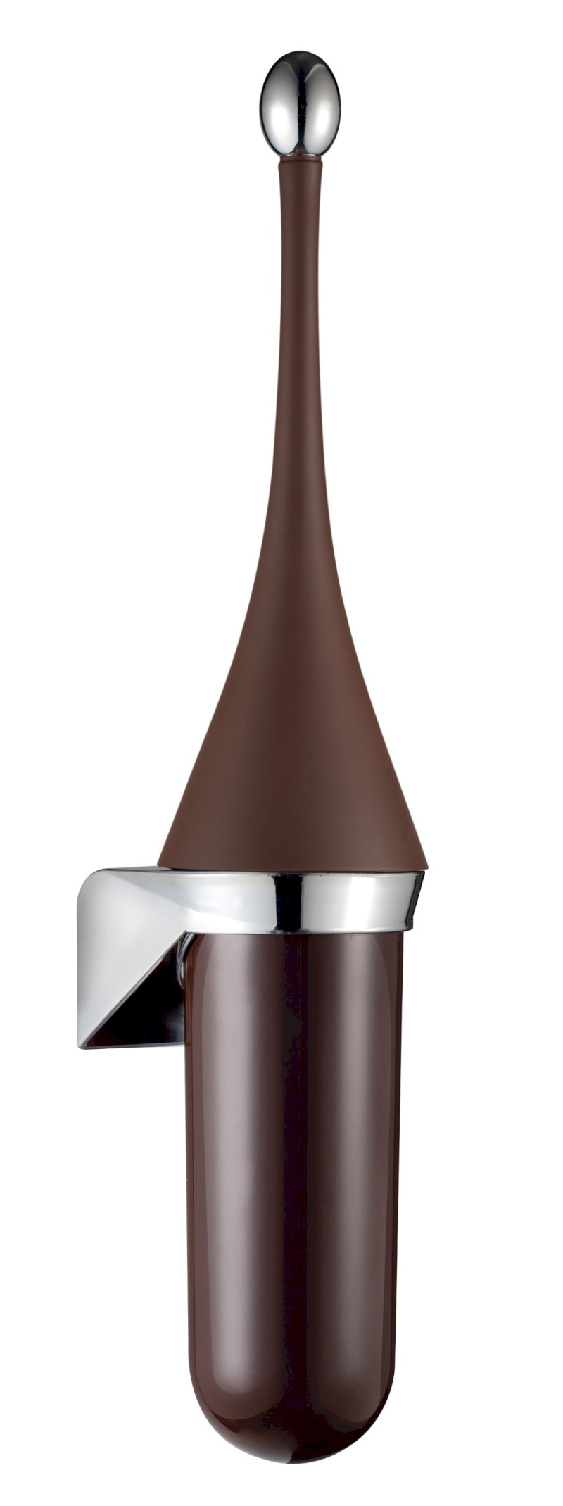 COLORED WC štětka závěsná, ABS, Soft Touch, hnědá A65801MA