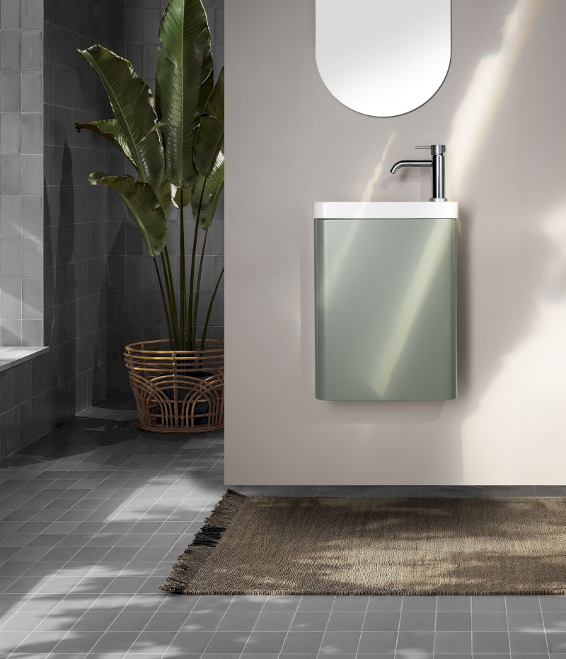 ZORBA umyvadlová skříňka 39x50x21,5cm, bílá lesk LT113-3030