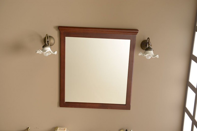 CROSS zrcadlo v dřevěném rámu 70x80cm, buk CR312