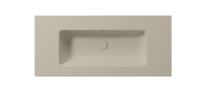 PURA keramické umyvadlo Slim 102x46cm, bez otvoru, creta mat 8886008