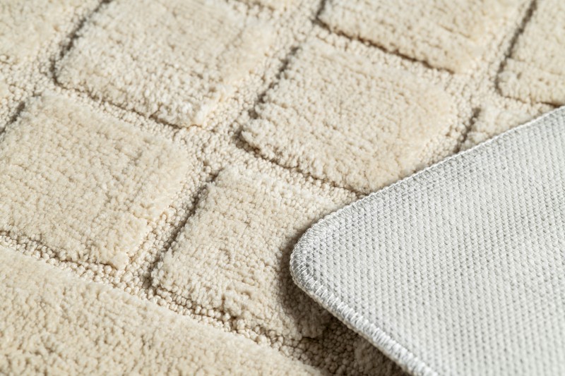 DELHI Koupelnová předložka 50x80cm s protiskluzem, 100% polyester, béžová 1712311