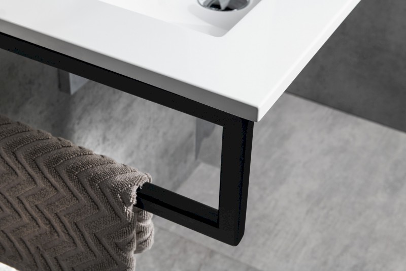 YUKON umyvadlo, litý mramor, 80x45cm, bílá YU080