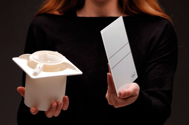 E-100 GST koupelnový ventilátor axiální s časovačem, 8W, potrubí 100mm, stříbrná 00900500