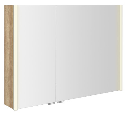 ALIX galerka s LED osvětlením 96x70x17,5cm, dub alabama AX196-0022