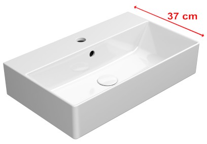 KUBE X keramické umyvadlo 60x37cm, bílá ExtraGlaze 9454111