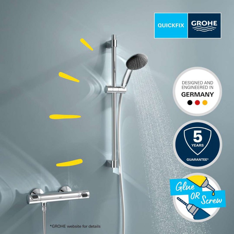 Precision Flow Sprchový set s termostatem, chrom GROHE 34800001