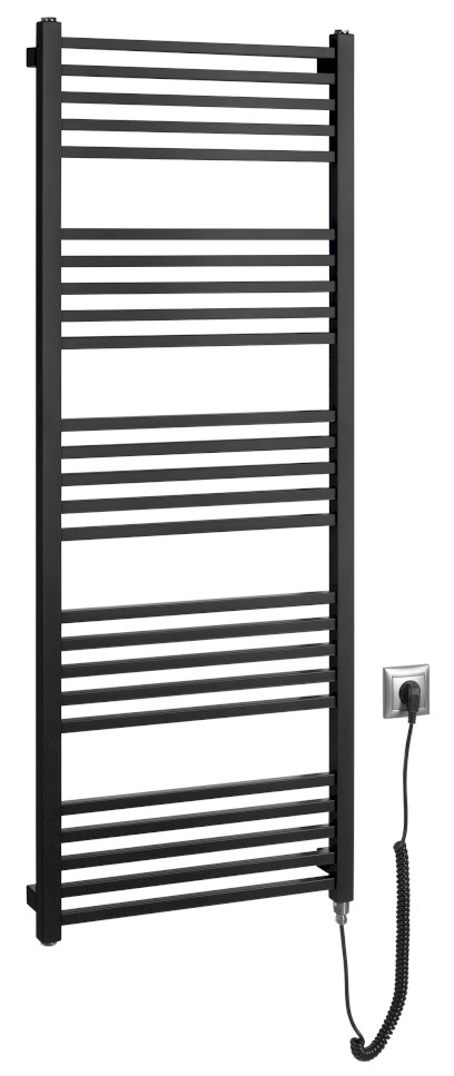 METRO-E elektrické otopné těleso rovné 500x1340mm, 500 W, černá mat ME513B