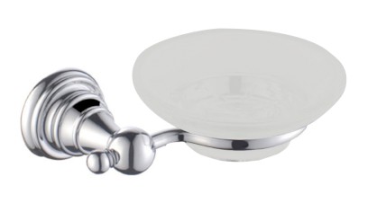 DIAMOND mýdlenka, mléčné sklo, chrom 1317-02