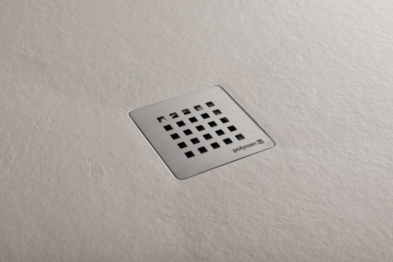 TRENECA vanička z litého mramoru s možností úpravy rozměru, 90x90cm, béžová mat 84300.81