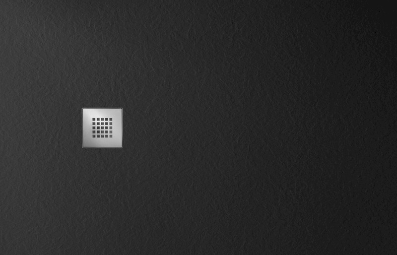 MITIA sprchová vanička z litého mramoru, obdélník 140x90cm, černá PMC14090