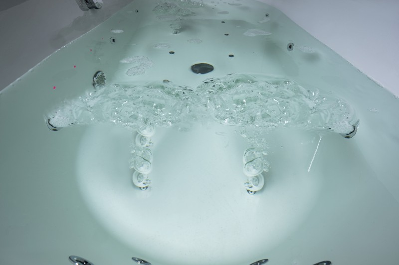 LISA hydromasážní vana, 170x70x47cm, Active Hydro-Air, chrom 87111.2010