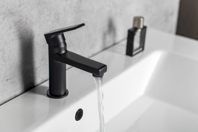 KAI stojánková umyvadlová baterie, černá mat KA02/15