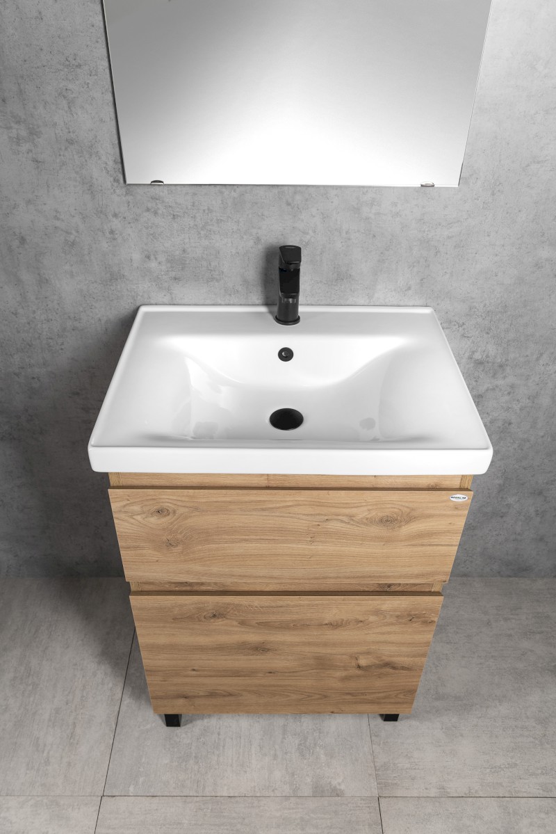 SAVA 60 keramické umyvadlo nábytkové 60x46cm, bílá 2060