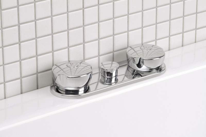 Kohoutková baterie s přepínačem 18x6 cm, chrom BD13151