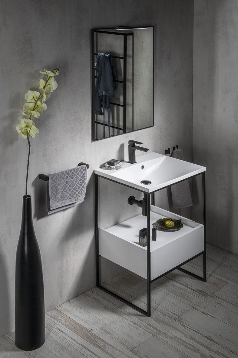 MARIA umyvadlo, litý mramor, 60x46cm, bílá MA060