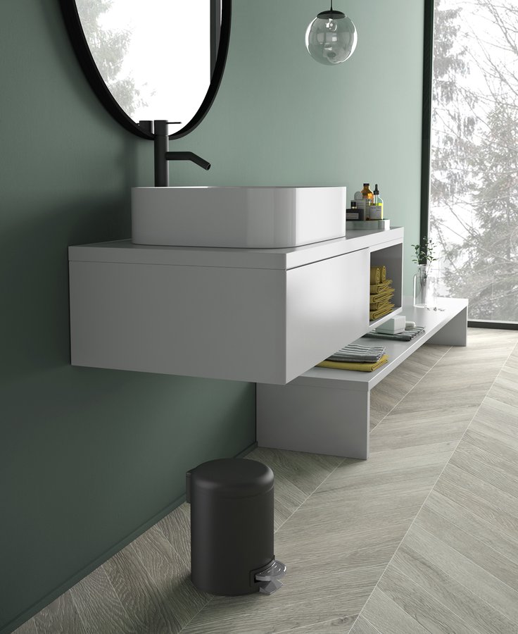 POTTY odpadkový koš 3l, Soft Close, černá mat 320914