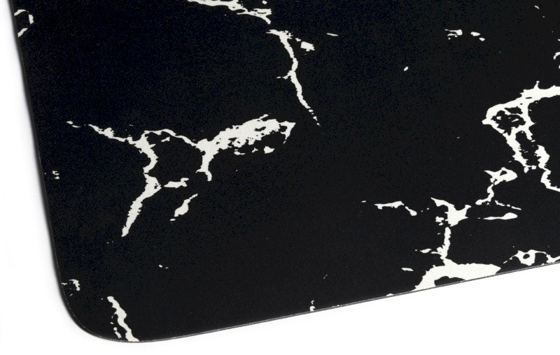 Koupelnová předložka 50x80cm, absorpční, černá/mramor PCD011