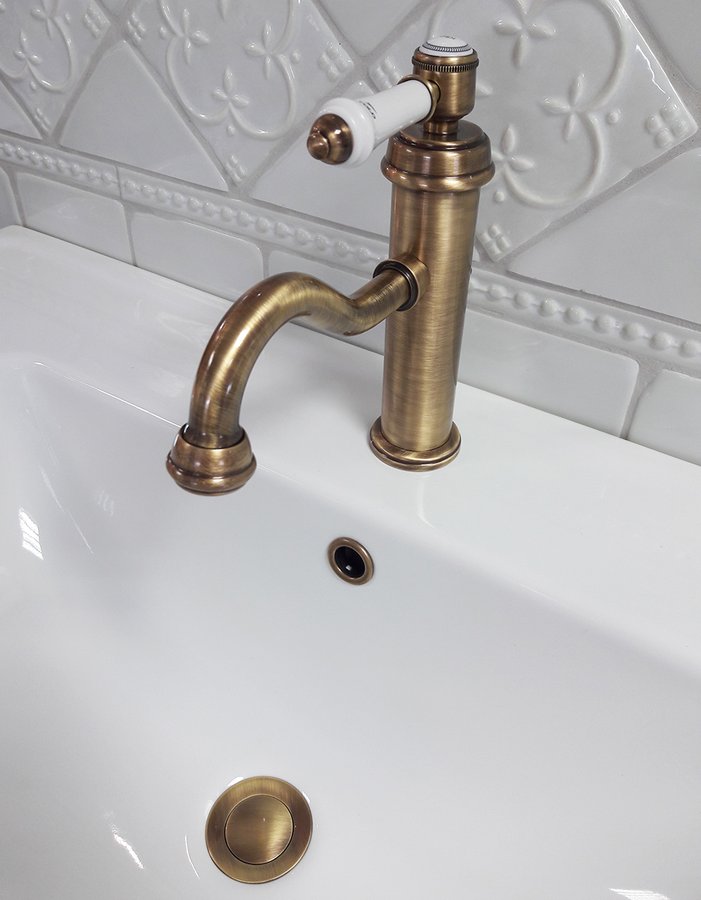 Krytka přepadu Ø 24mm, bronz 811113