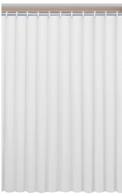 UNI sprchový závěs 120x200cm, vinyl, bílá 131111