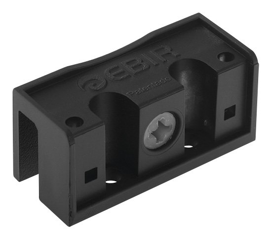 MULTISYSTEM uchycení osvětlení na zrcadlo, galerku, černá E28149EI