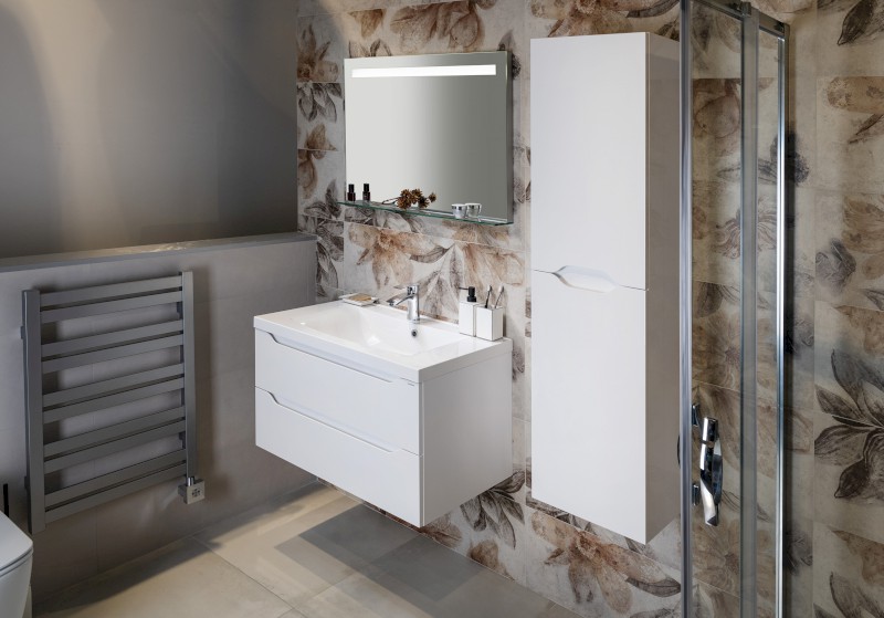 WAVE umyvadlová skříňka 79,7x45x47,8cm, bílá WA080-3030