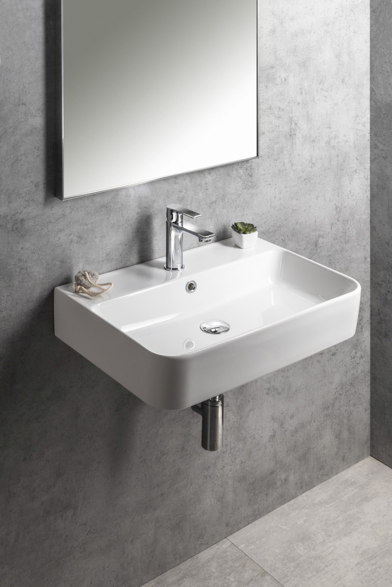 GALI keramické umyvadlo 60x42cm, bílá TU0177