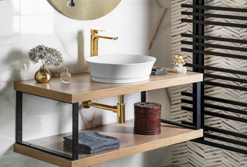 Podpěrná konzole 490x330x40mm, lakovaná ocel, černá mat, 1 ks 30370