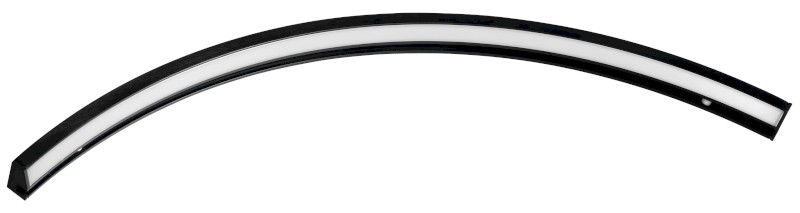 MOON LED svítidlo 6,5W, 230V, 431x12x22mm, R300mm, černá mat SL-2211/60MB