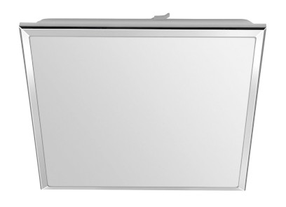 SILVER stropní LED svítidlo 28x28cm, 10W, 230V, 3000K/4000K/6500K, IP44, chrom AU478