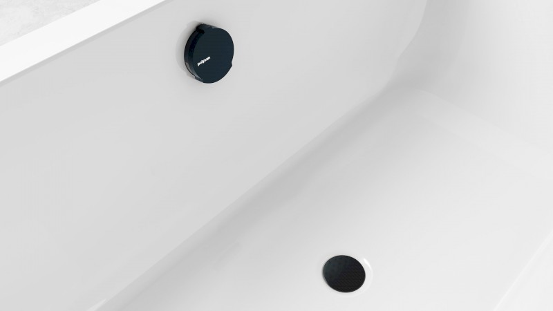 MARBLE vanová souprava s napouštěním, bovden, délka 800mm, gun metal 11052.60